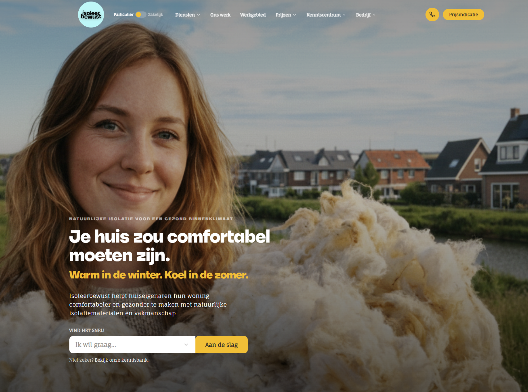 Intermediate floor insulation with natural materials | Isoleerbewust